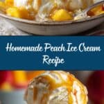 Homemade Peach Ice Cream Recipe
