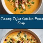 Creamy Cajun Chicken Pasta Soup Recipe