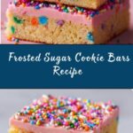 Easy Frosted Sugar Cookie Bars Recipe