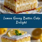 Lemon Gooey Butter Cake Recipe
