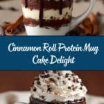 Cinnamon Roll Protein Mug Cake Recipe