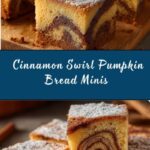 Cinnamon Swirl Pumpkin Bread Minis Recipe