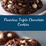 Flourless Triple Chocolate Cookies Recipe