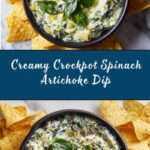Crockpot Spinach Artichoke Dip Recipe