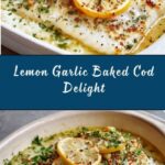 Baked Cod with Lemon and Garlic Recipe