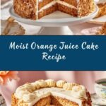 Orange Juice Cake Recipe