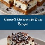 Cannoli Cheesecake Bars Recipe