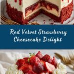 Red Velvet Strawberry Cheesecake Recipe