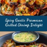 Spicy Garlic Parmesan Grilled Shrimp with Lemon-Herb Aioli Recipe