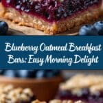Blueberry Oatmeal Breakfast Bars Recipe