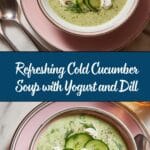 Cold Cucumber Soup with Yogurt and Dill Recipe
