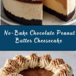 No-Bake Chocolate Peanut Butter Cheesecake Recipe
