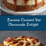 Banana Caramel Nut Cheesecake Recipe