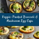 Veggie-Packed Broccoli & Mushroom Egg Cups Recipe