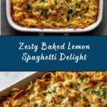 Baked Lemon Spaghetti Recipe