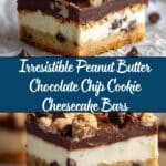 Peanut Butter Chocolate Chip Cookie Cheesecake Bars Recipe