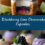 Decadent Blackberry Lime Cheesecake Cupcakes Recipe