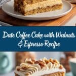Date Coffee Cake with Walnuts & Espresso Recipe