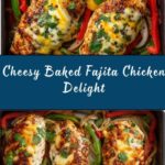 Cheesy Baked Fajita Chicken Recipe
