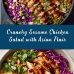 Crunchy Asian Sesame Chicken Salad Recipe
