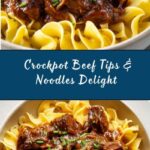 Crockpot Beef Tips & Noodles Recipe