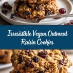 Vegan Oatmeal Raisin Cookies Recipe