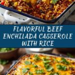 Beef Enchilada Casserole with Rice Recipe