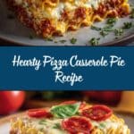 Hearty Pizza Casserole Pie Recipe