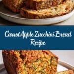 Carrot Apple Zucchini Bread Recipe