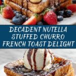 Nutella Stuffed Churro French Toast Recipe