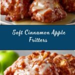 Soft Cinnamon Apple Fritters with Vanilla Glaze Recipe