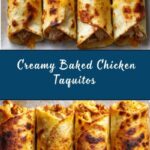 Creamy Oven-Baked Chicken Taquitos Recipe