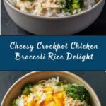 Crockpot Cheesy Chicken Broccoli Rice Recipe