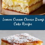 Lemon Cream Cheese Dump Cake Recipe