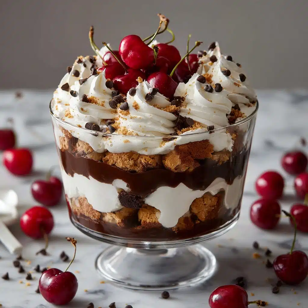Cherry Chocolate Chip Trifle Recipe