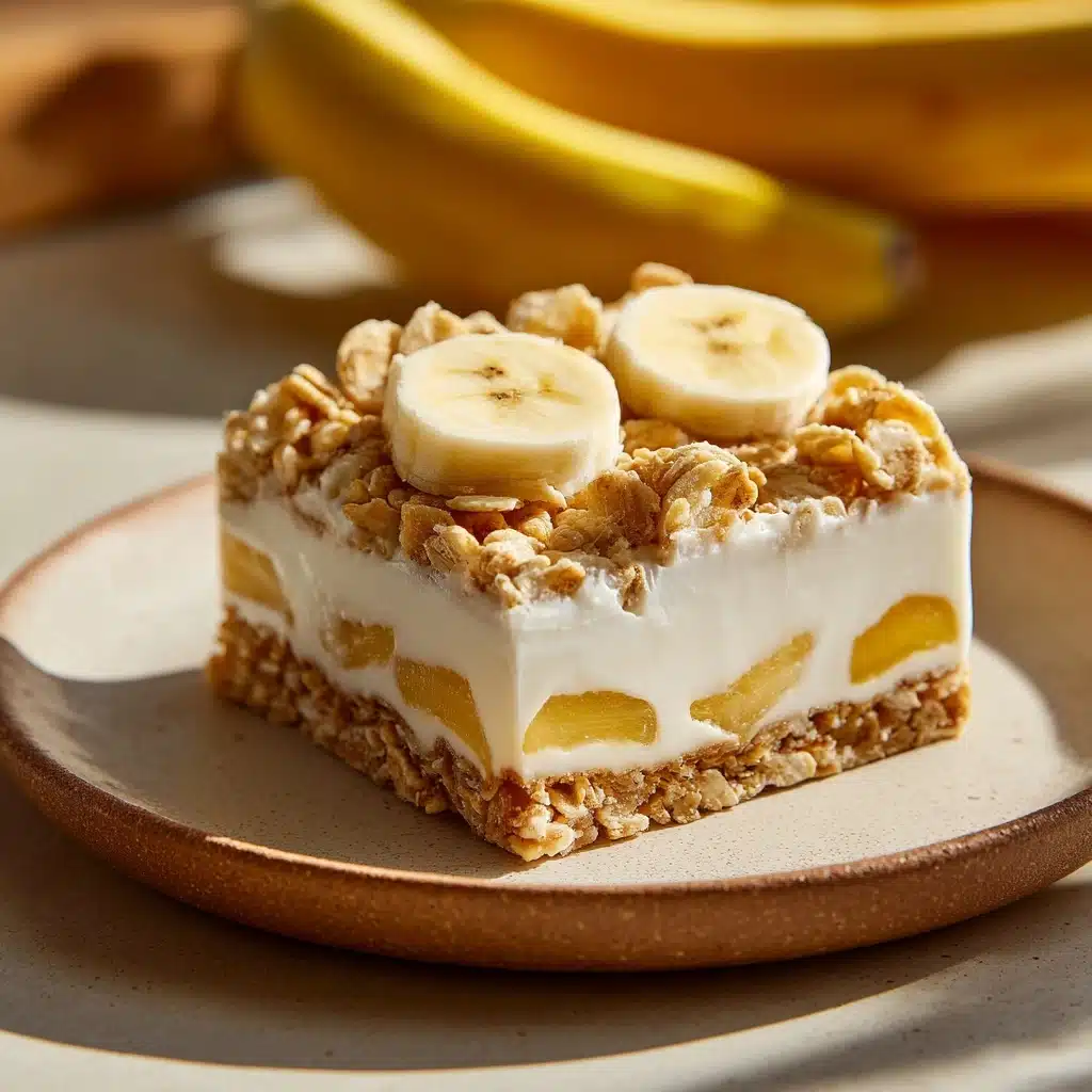 Banana Pudding Rice Krispie Treats Recipe - Recipe Image