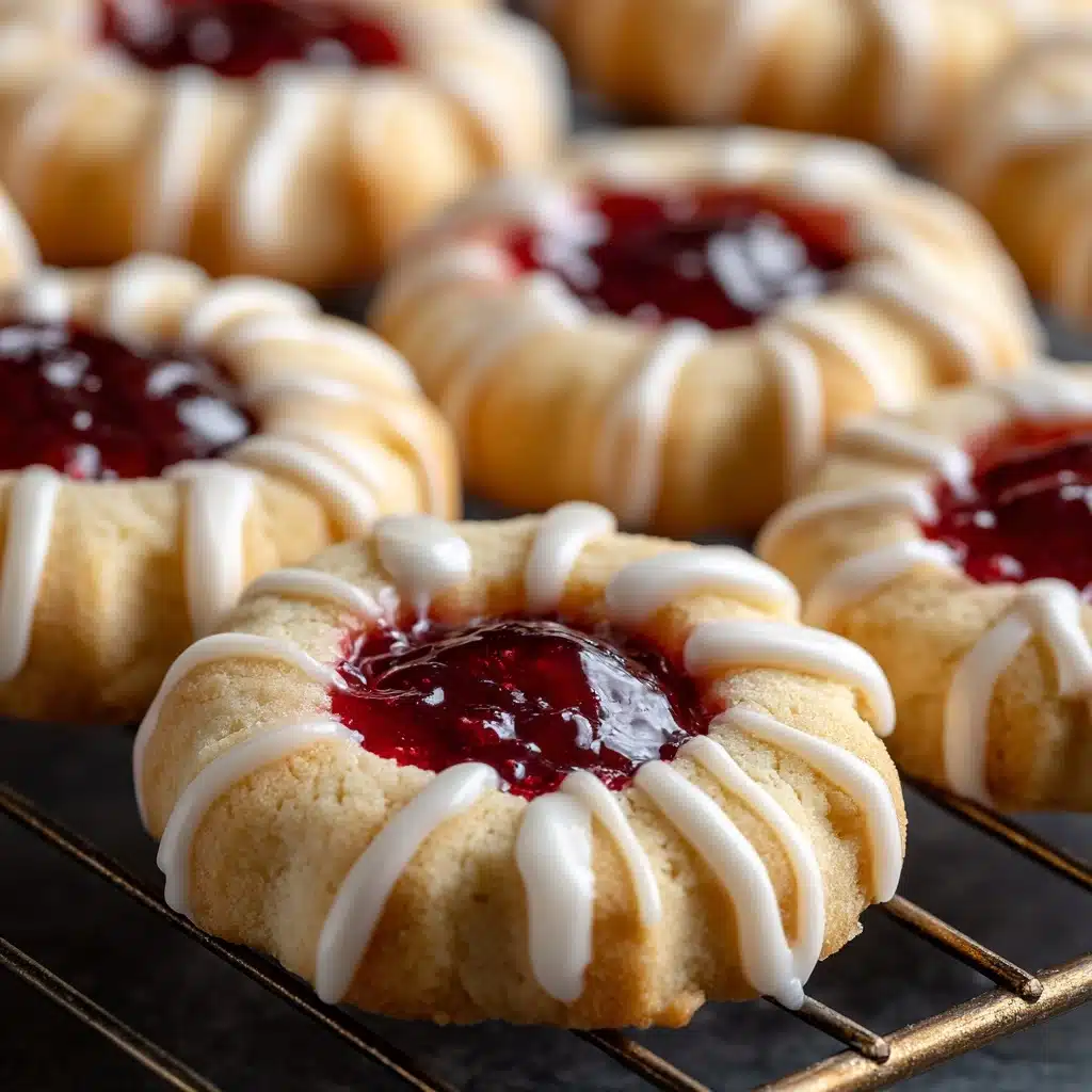 Raspberry Almond Shortbread Cookies Recipe