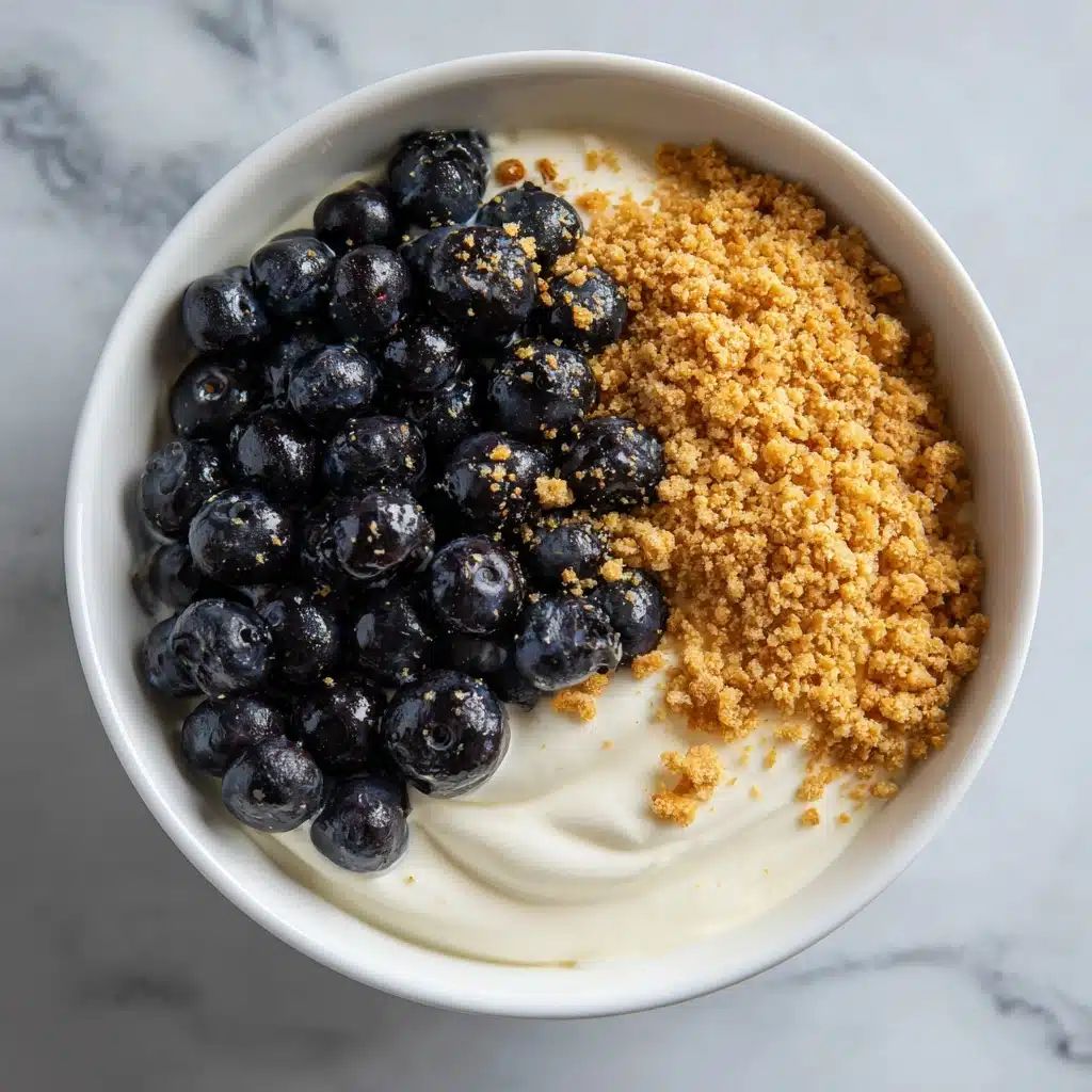High-Protein Blueberry Cheesecake Bowl (Single Serve!) Recipe