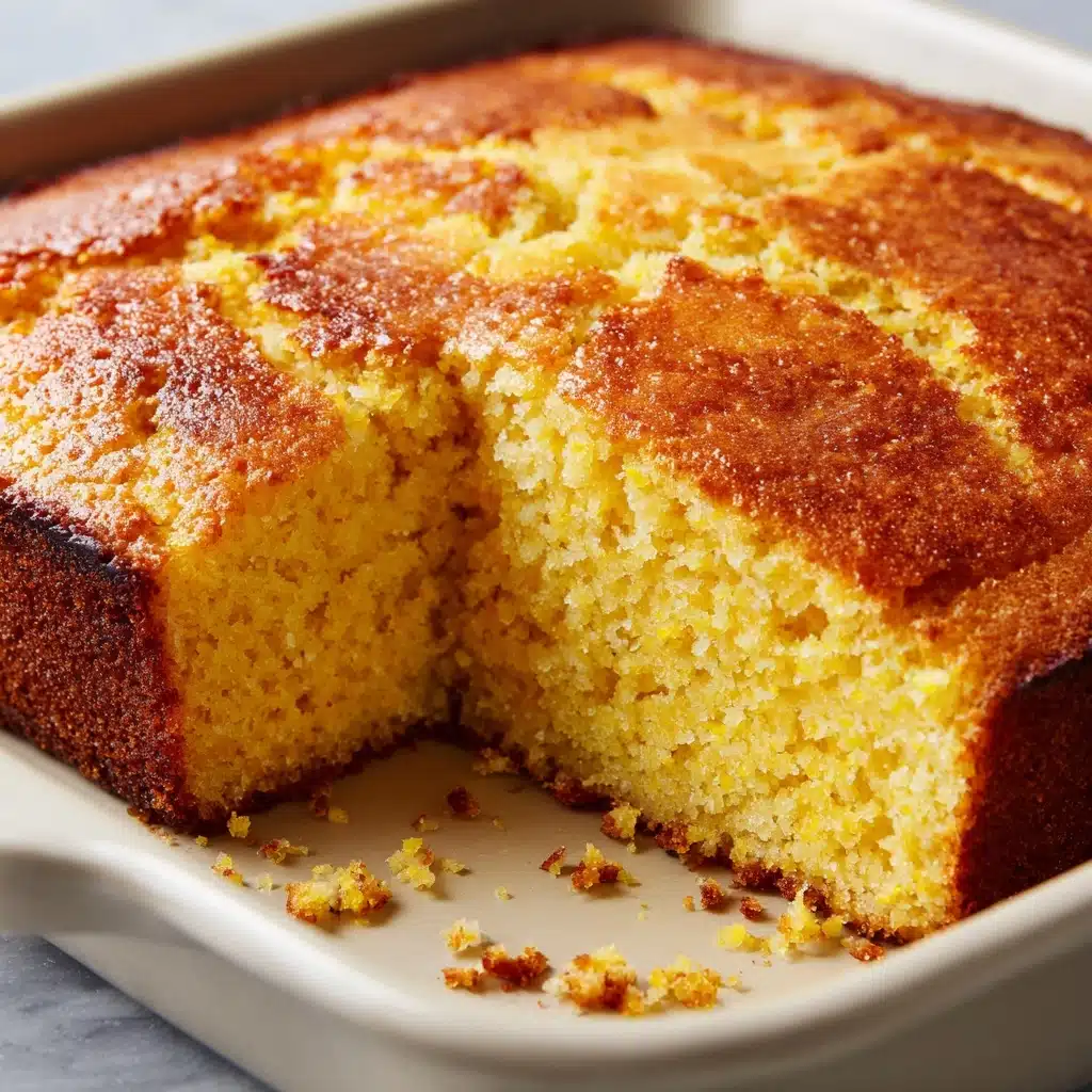 Easy Southern Cornbread with Buttermilk Recipe - Recipe Image