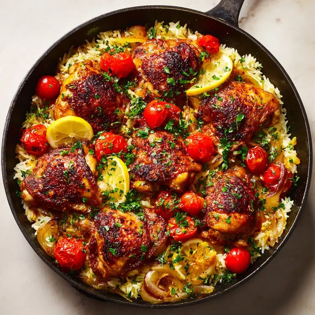 Greek Chicken and Lemon Rice Recipe - Recipe Image