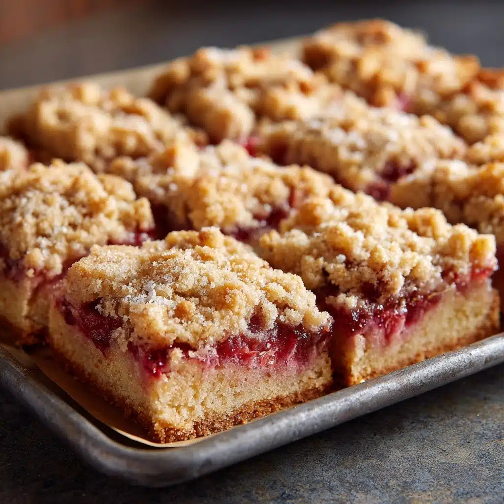 Coconut Rhubarb Breakfast Cake Recipe - Recipe Image