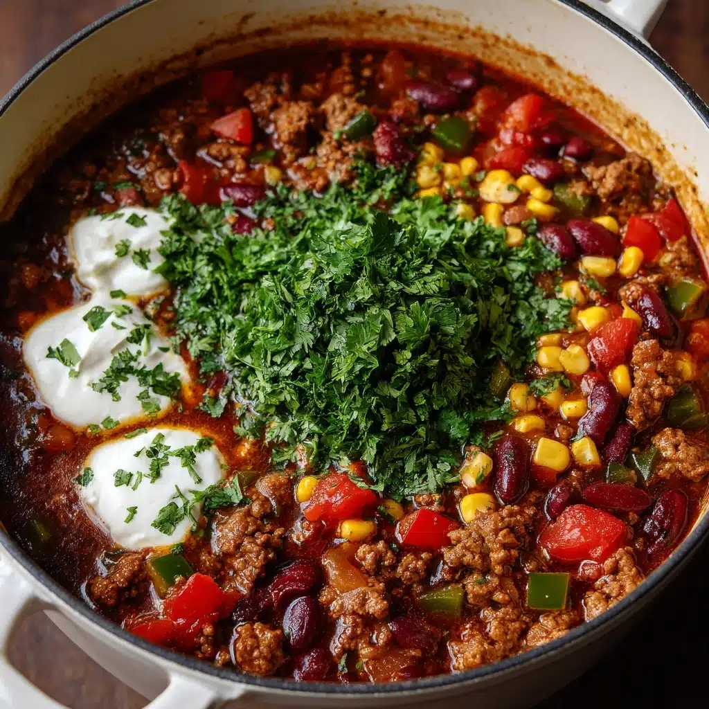 The Best Homemade Stovetop Chili Recipe - Recipe Image