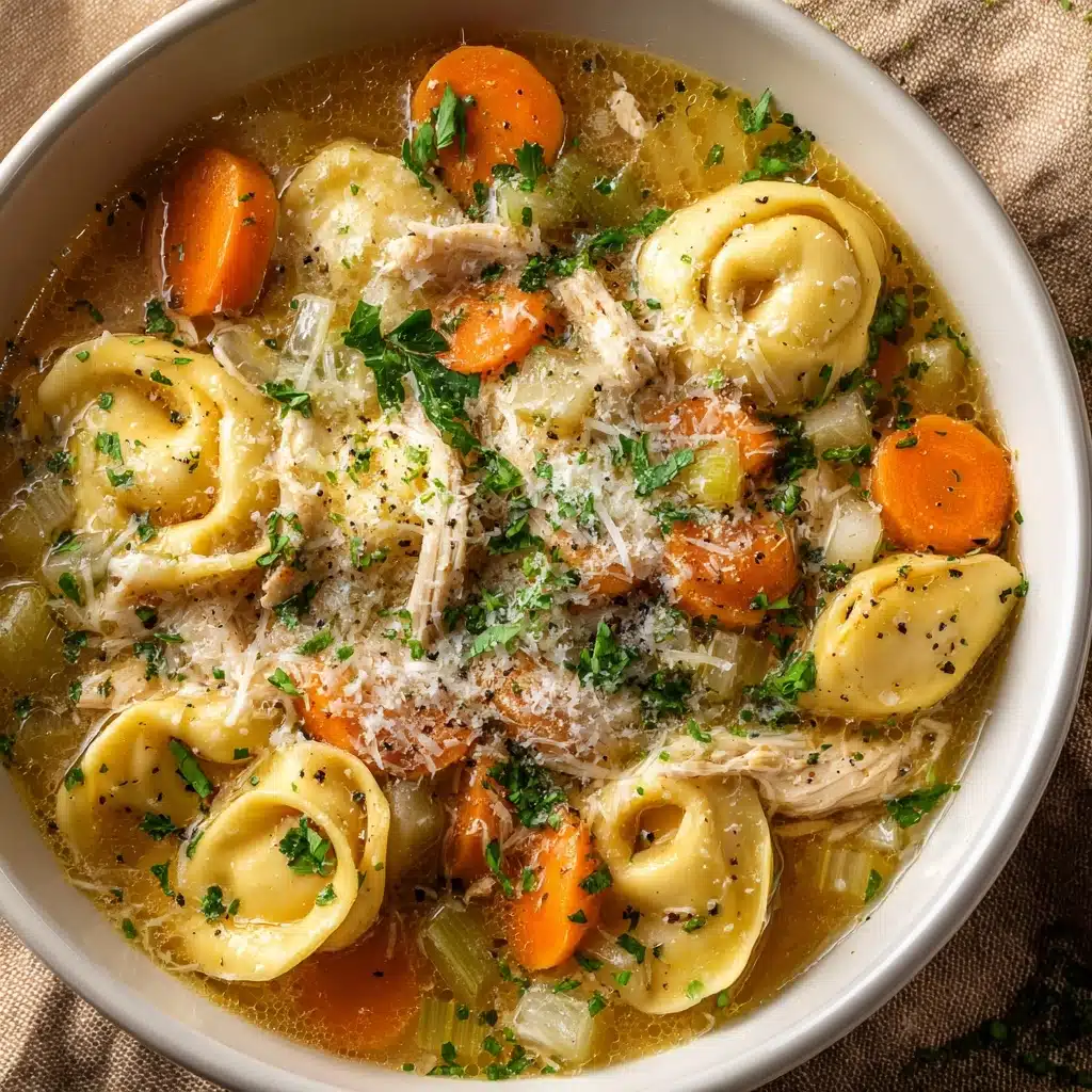 Easy Tortellini Soup with Chicken Broth Recipe - Recipe Image
