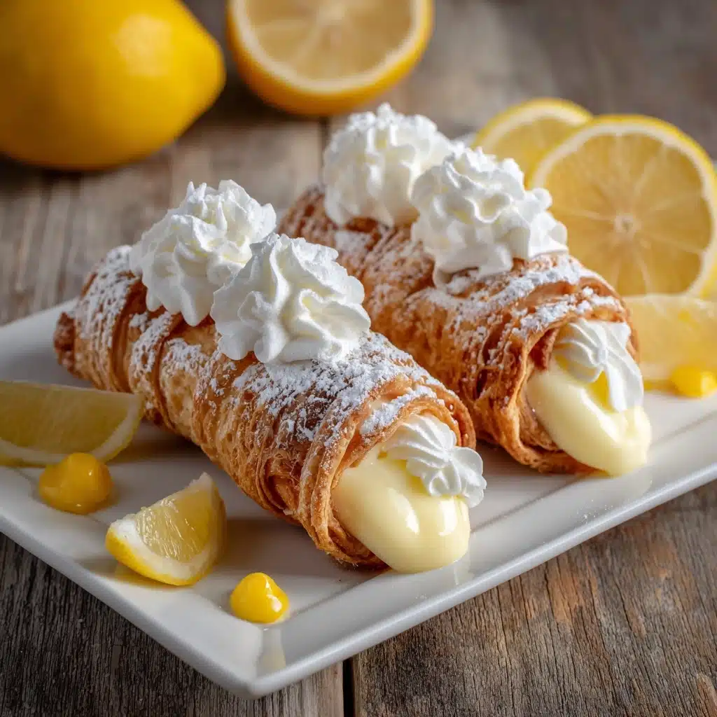 Lemon Meringue Pie Cannolis Recipe - Recipe Image
