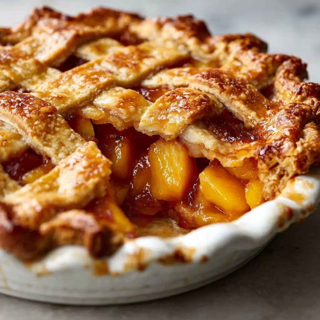 Triple Crust Peach Cobbler Recipe