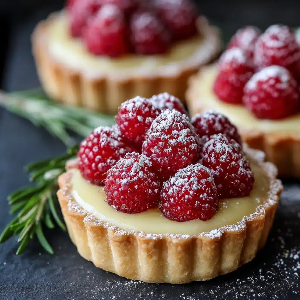 Raspberry & White Chocolate Tartlets Recipe