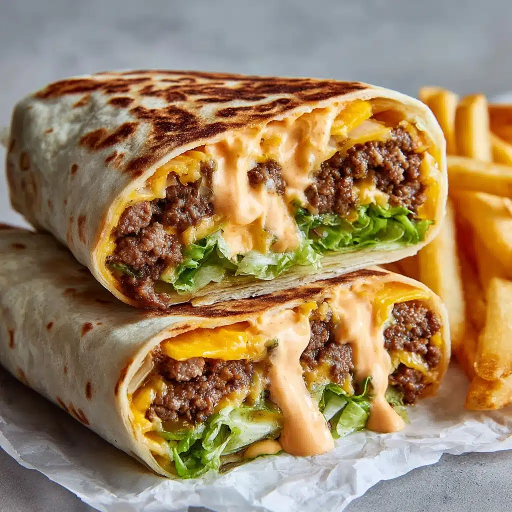 Big Mac Wraps Recipe - Recipe Image