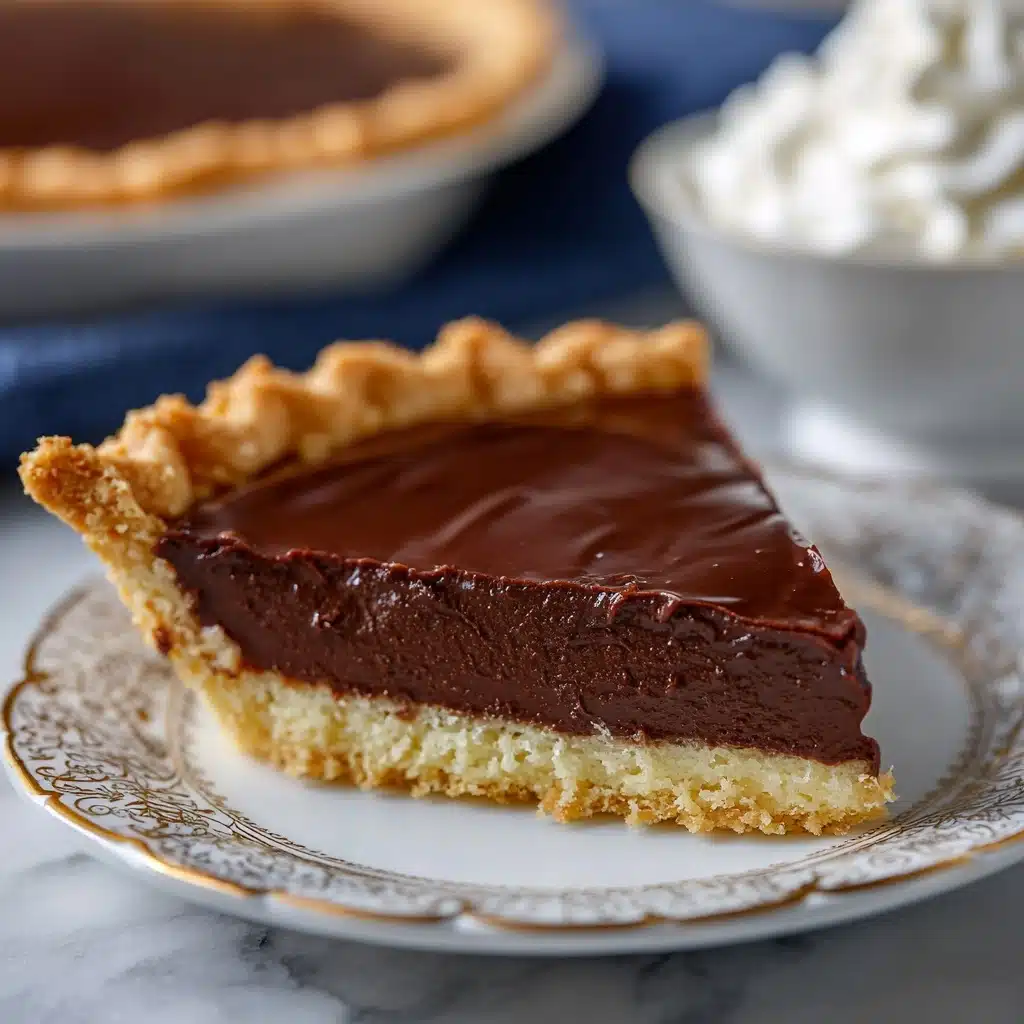Old-Fashioned Chocolate Pie Recipe