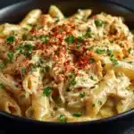 Buffalo Chicken Alfredo Penne Recipe