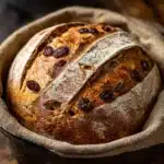 No Knead Cinnamon Raisin Bread Recipe